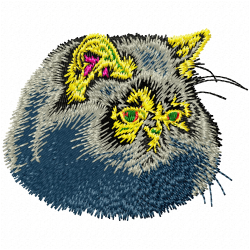 Cats Embroidery Design 10 Cats Embroidery Design 10